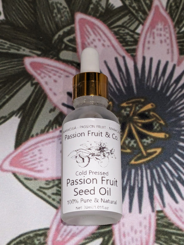 Seed Oil, 100% Natural. Cold Pressed. Passion Fruit.
