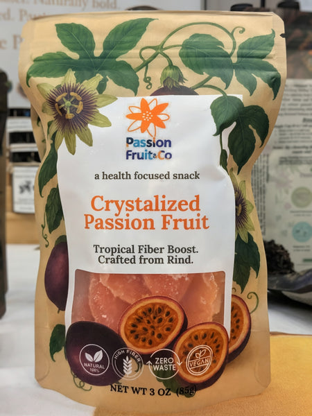 善Passion Fruit,Sugar Skull,Vanilla Crystallized Passion Fruit | Sweet Chewy Tropical Snack – Passion