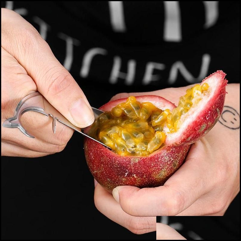 Passion Fruit Opener, Stainless Steel