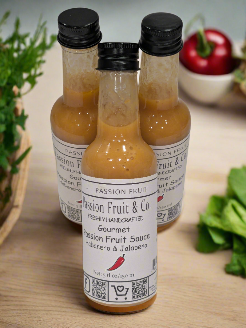Habanero & Jalapeno, Passion Fruit Sauce