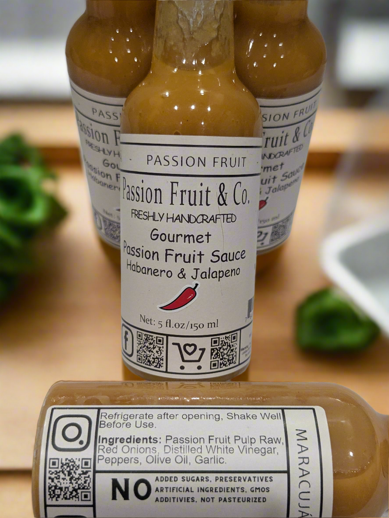 Habanero & Jalapeno, Passion Fruit Sauce