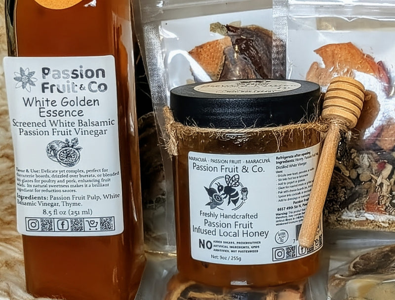 White Balsamic Vinegar/Honey Gift Set
