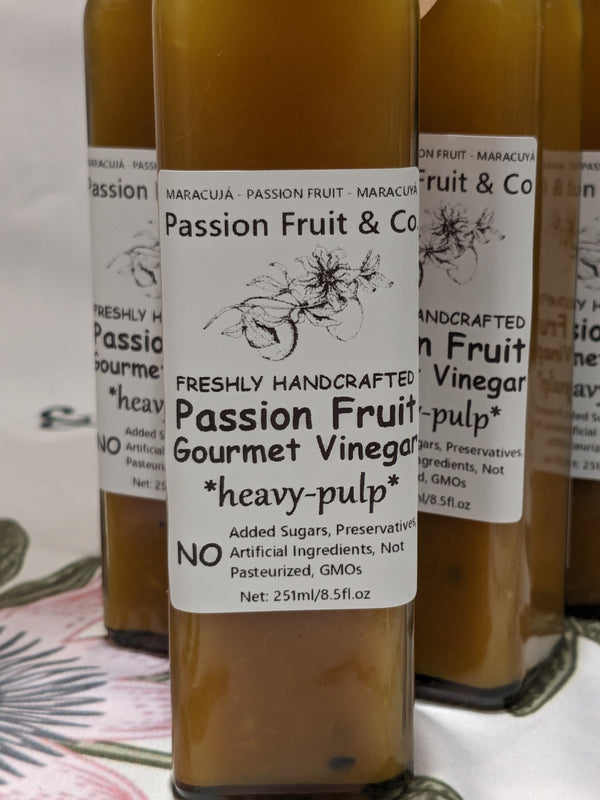 *Heavy Pulp Gourmet Vinegar, Passion Fruit